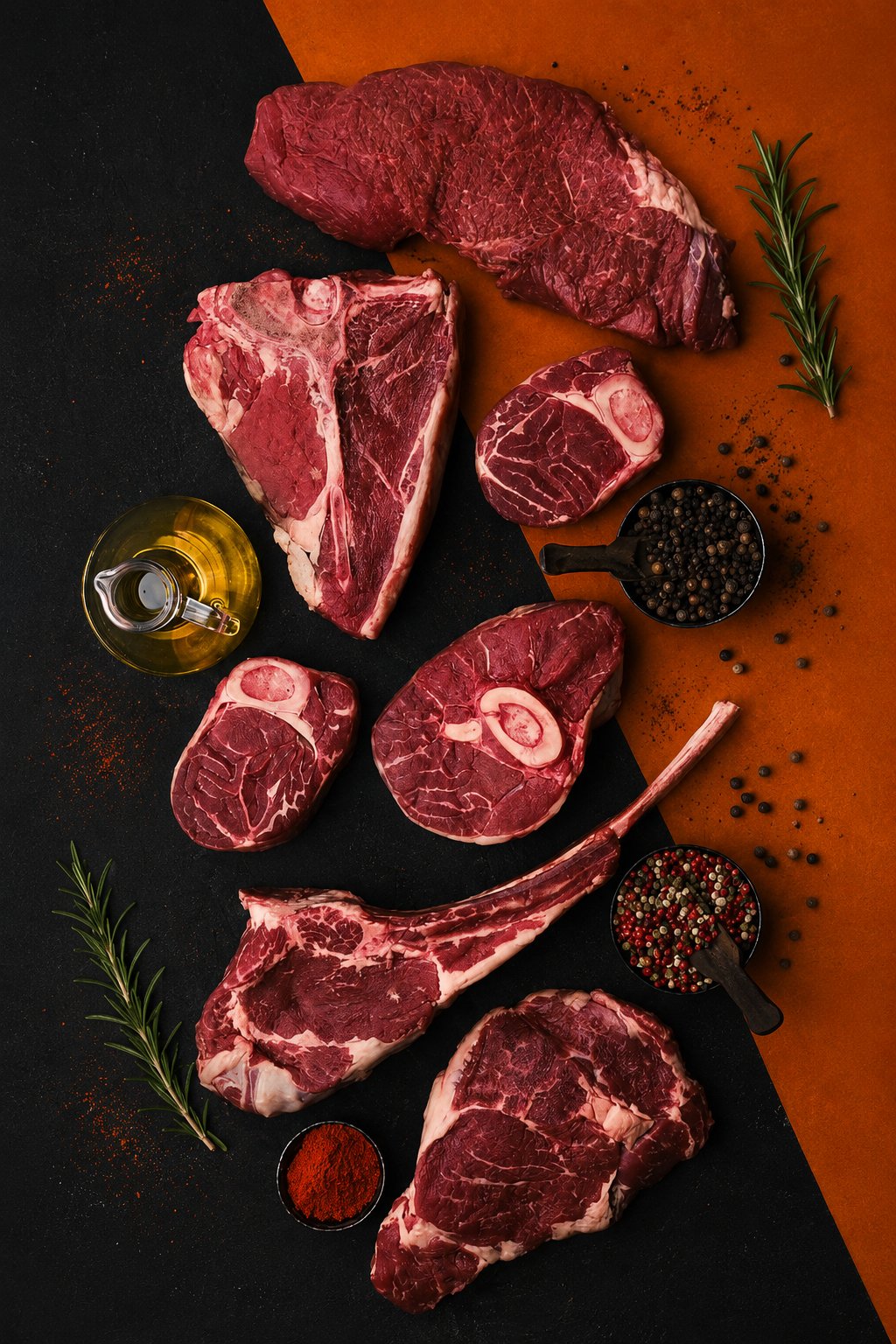 Premium cuts of meat